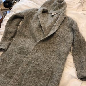 Barneys New York gray duster in XS